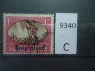 Фото марки Басутоленд 1945г **