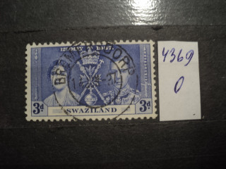 Фото марки Брит. Свазиленд 1937г