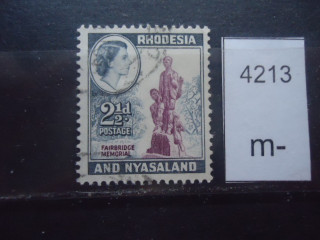 Фото марки Родезия/Ньяссаленд 1959г