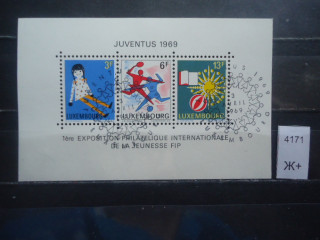 Фото марки Люксембург блок FDC 1969г