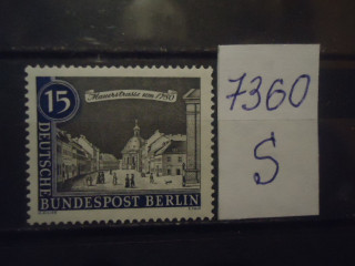 Фото марки Западный Берлин 1962г **