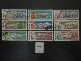 Фото марки Монголия 1961г серия