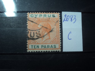 Фото марки Брит. Кипр 1903г