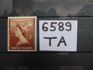 Фото марки Токелау марка 1953г **