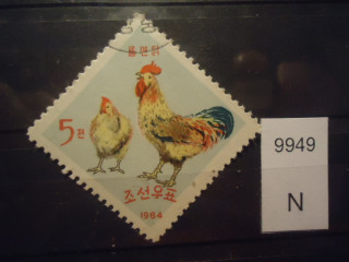 Фото марки Северная Корея 1964г