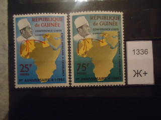 Фото марки Франц. Гвинея 1962г **