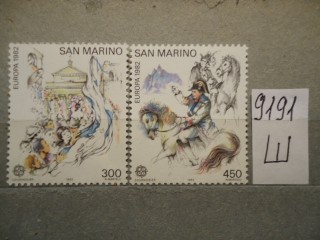 Фото марки Сан-Марино серия 1982г **
