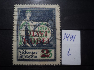 Фото марки Латвия