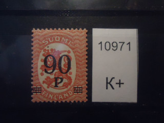 Фото марки Финляндия 1921г надпечатка **