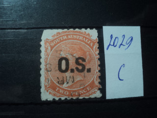 Фото марки Южная Австралия 1874г