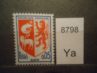 Фото марки Франция 1966г **
