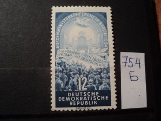 Фото марки Германия ГДР 1954г *