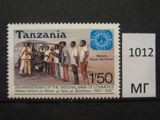 Фото марки Танзания 1986г *