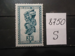 Фото марки Бельгийское Конго 1947г **