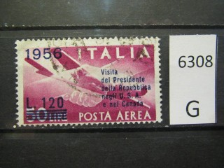 Фото марки Италия 1956г