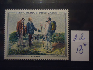 Фото марки Франция 1962г **
