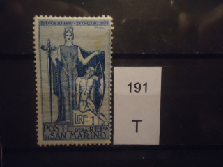Фото марки Сан Марино 1924г *