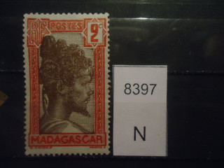 Фото марки Франц. Мадагаскар 1930-44гг *