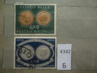 Фото марки Бельг. Конго серия 1954г
