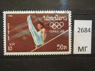 Фото марки Лаос 1988г