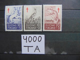Фото марки Финляндия серия 1962г **