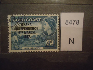 Фото марки Гана 1958г