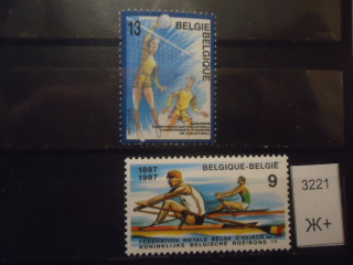 Фото марки Бельгия 1987г **