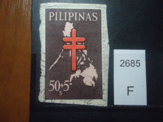 Фото марки Филиппины /вырезка из конверта/