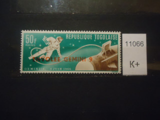 Фото марки Того 1966г надпечатка *