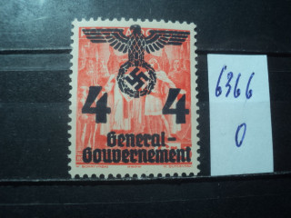 Фото марки Германская оккупация Польши 1938г **