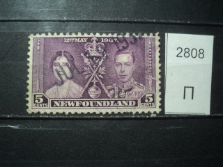 Фото марки Ньюфаундленд 1937г