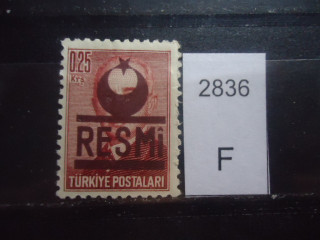 Фото марки Турция 1953г *