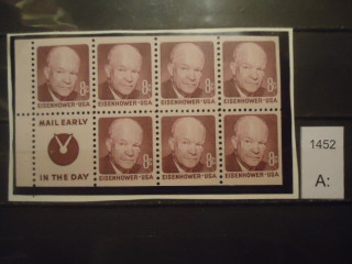 Фото марки США малый лист 1971г **