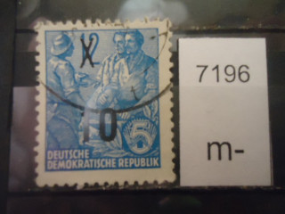 Фото марки Германия ГДР надпечатка