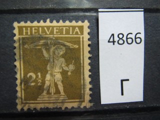 Фото марки Швейцария 1928г