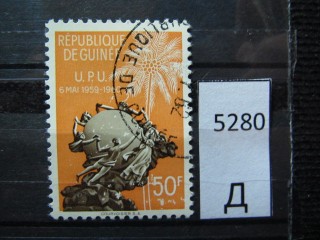 Фото марки Гвинея 1960г