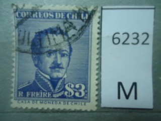 Чили 1956г фотография марки Фото марки Чили 1956г