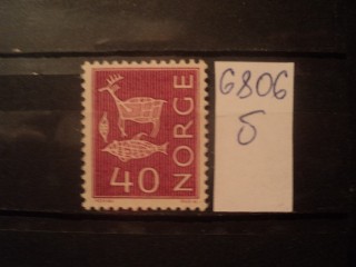 Фото марки Норвегия 1967г *