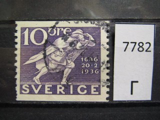 Швеция 1936г фотография марки Фото марки Швеция 1936г