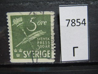 Фото марки Швеция 1945г