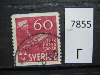 Фото марки Швеция 1945г
