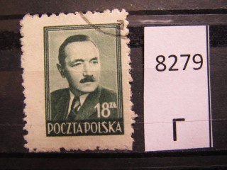 Польша 1948г фотография марки Фото марки Польша 1948г