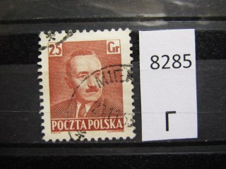 Польша 1950г фотография марки Фото марки Польша 1950г
