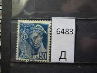Фото марки Франция 1939г