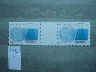 Финляндия сцепка 1991г ** фотография марки Фото марки Финляндия сцепка 1991г **