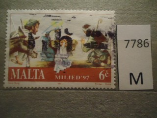Фото марки Британская Мальта 1997г