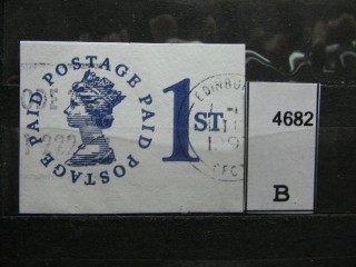 Фото марки Великобритания. вырезка из конверта
