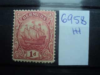 Фото марки Британские Бермуды 1922г **