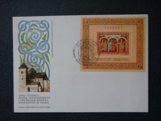 Фото марки Польша конверт 2000г FDC **