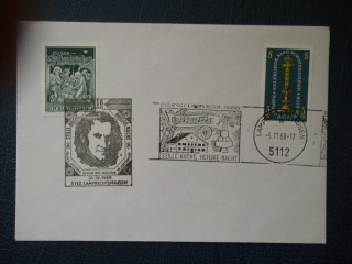 Фото марки Австрия конверт 1968г FDC **